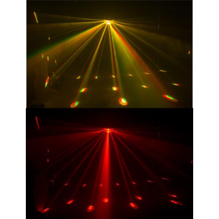 American DJ AGGRESSOR TRI LED Sound Active Derby Beam Lighting