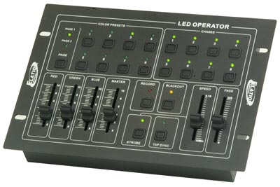 American DJ LED OPERATOR 3-Channel Light Controller with Individual RGB ...