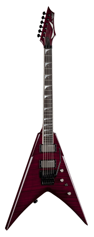 Dean Electric Guitars DCR VMNT F TRD Mustaine Floyd Trans Red with