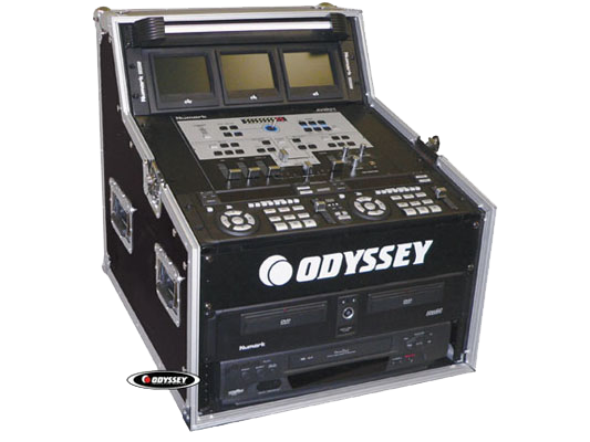 ODYSSEY FZ494 DJ RACK 4U TOP 9U SLANTED 4U BOTTOM NEW  